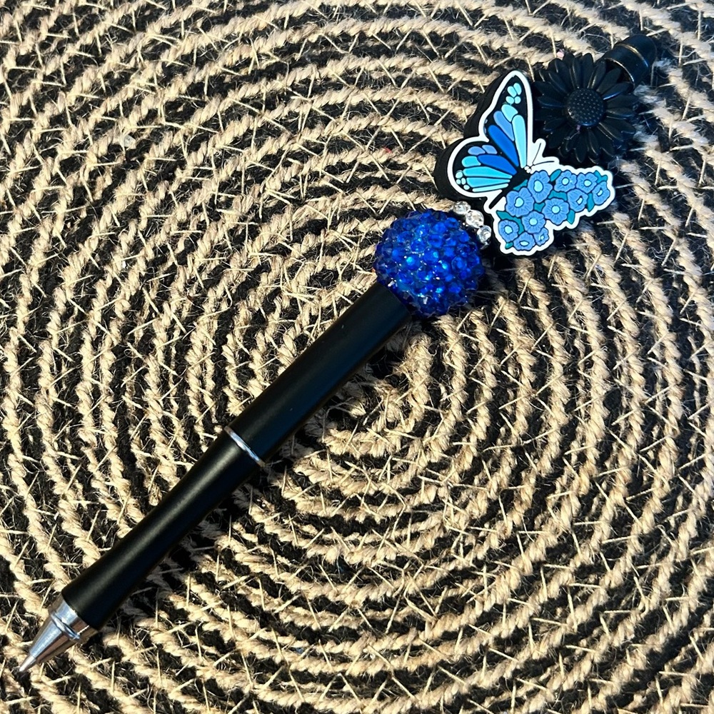 Butterfly Beaded Pen